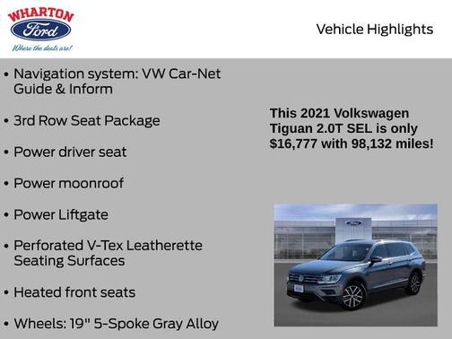 2021 Volkswagen Tiguan 2.0T SE