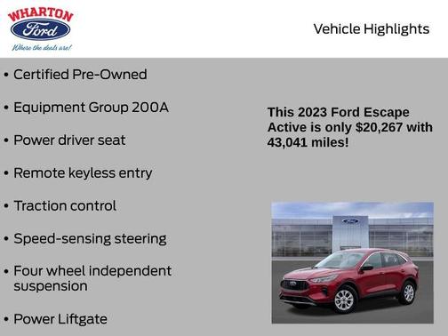 RAPID RED MET TINTED CC 2023 Ford Escape ACTIVE