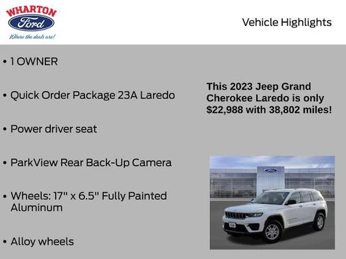 2023 Jeep Grand Cherokee LAREDO