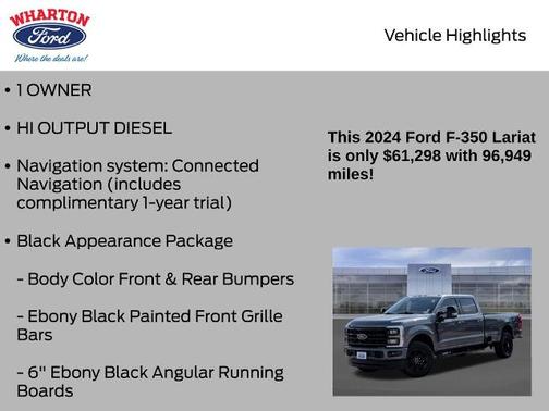 CARBONIZED GRAY 2024 Ford F-350 LARIAT SUPER DUTY