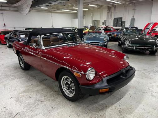 Red 1980 MG MGB