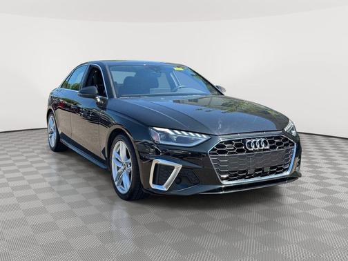 Mythos Black Metallic 2024 Audi A4 45 S line quattro Premium
