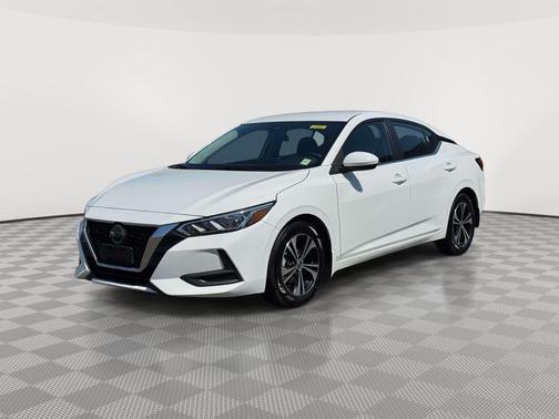 Cloud White 2021 Nissan Sentra SV