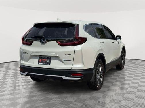Platinum White Pearl 2020 Honda CR-V Hybrid EX-L