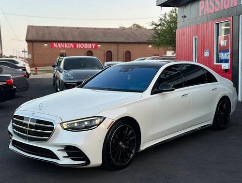 White 2023 Mercedes-Benz S-Class 4MATIC