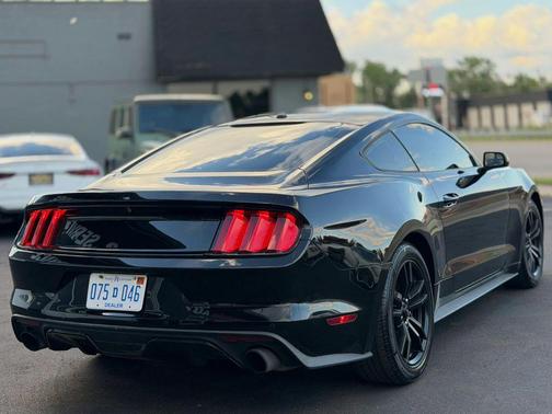 Black 2015 Ford Mustang EcoBoost Premium