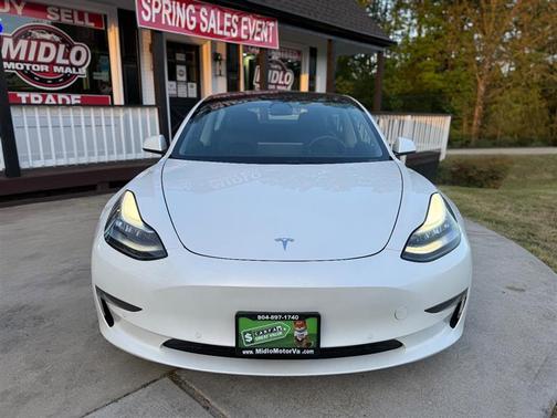 Pearl White Multi-Coat 2021 Tesla Model 3 Standard Range Plus
