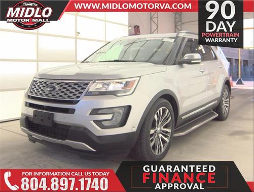 Ingot Silver Metallic 2016 Ford Explorer Platinum