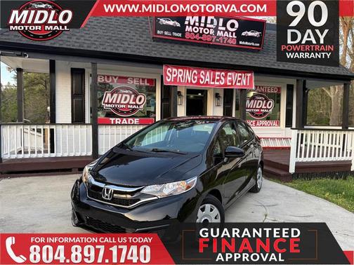 Crystal Black Pearl 2019 Honda Fit LX
