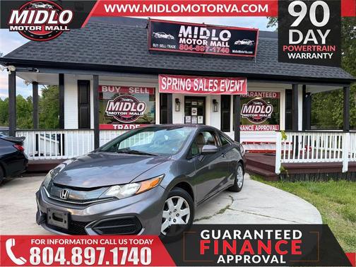 Modern Steel Metallic 2014 Honda Civic LX