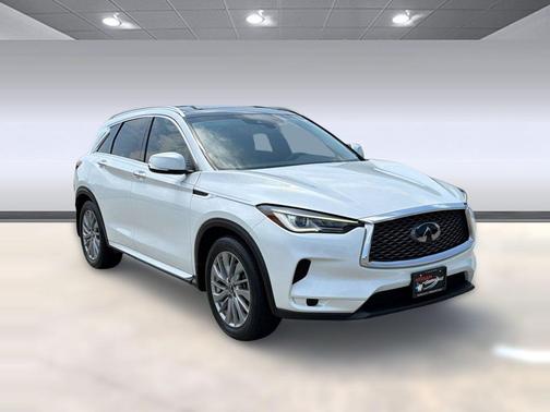 Radiant White 2023 INFINITI QX50 LUXE