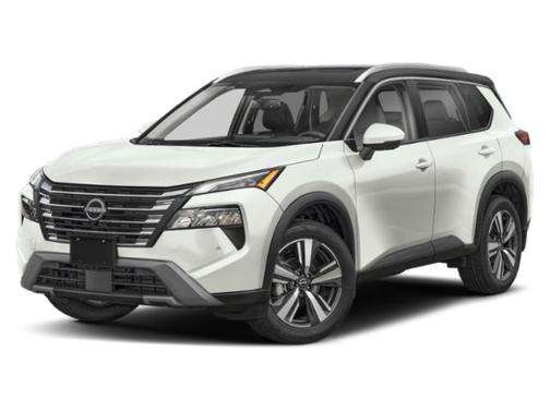 Everest White Pearl/Super Black 2025 Nissan Rogue SL
