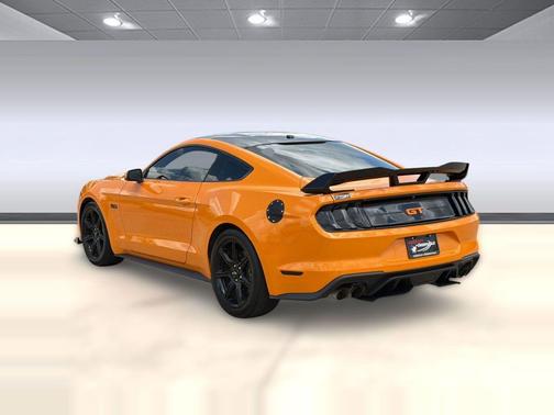 Orange 2019 Ford Mustang GT Premium