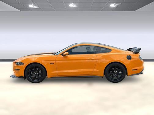 Orange 2019 Ford Mustang GT Premium