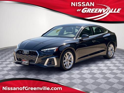 Black 2024 Audi A5 Sportback 45 S Line Premium Plus