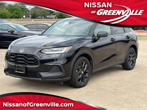 Black 2023 Honda HR-V 2WD Sport