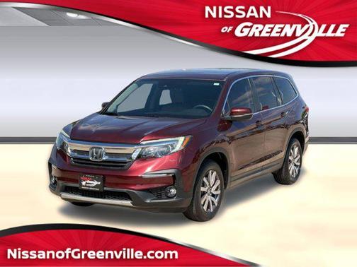 Red 2021 Honda Pilot 2WD EX