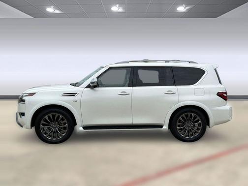 Aspen White TriCoat Pearl 2022 Nissan Armada Platinum 2WD