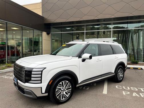 Creamy White Pearl 2026 Hyundai Palisade Hybrid SEL Premium 7P