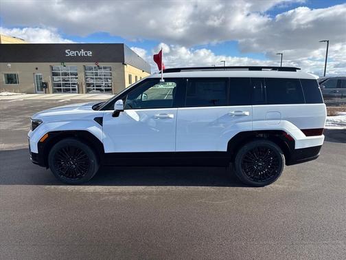 Serenity White 2026 Hyundai SANTA FE HEV Calligraphy