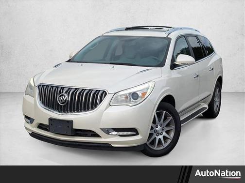 White Diamond Tricoat 2013 Buick Enclave Leather