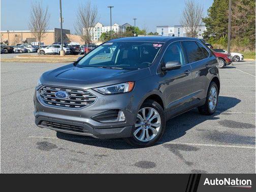 Carbonized Gray Metallic 2022 Ford Edge Titanium