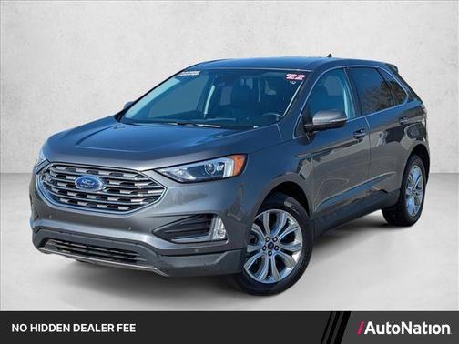 Carbonized Gray Metallic 2022 Ford Edge Titanium