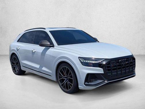 Glacier White Metallic 2021 Audi SQ8 4.0T Prestige