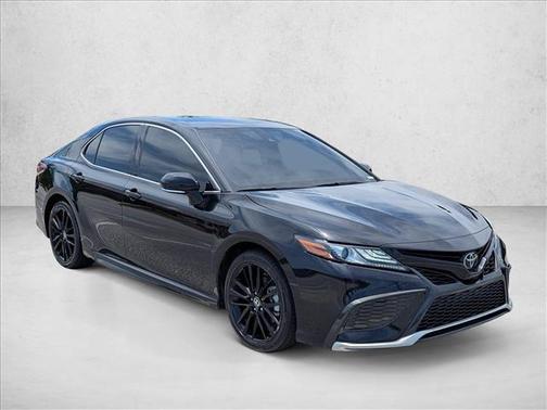 Midnight Black Metallic 2023 Toyota Camry XSE