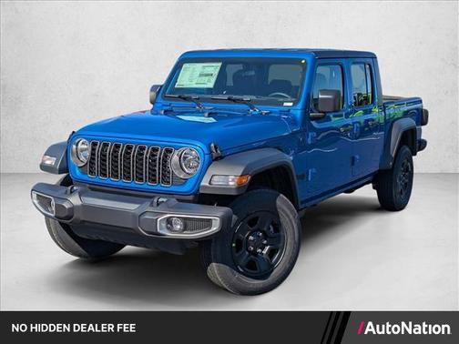Hydro Blue Pearlcoat 2026 Jeep Gladiator Sport