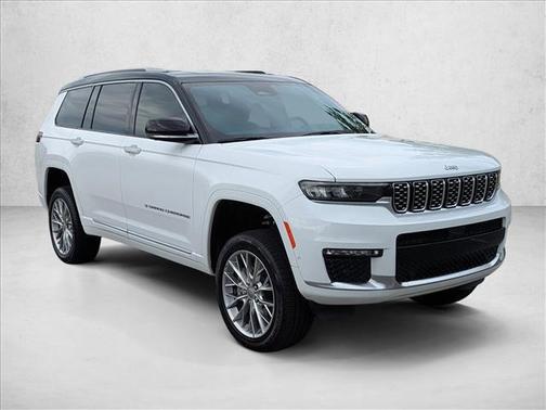 Bright White Clearcoat 2023 Jeep Grand Cherokee L Summit