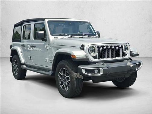 Silver Zynith Clearcoat 2024 Jeep Wrangler 4-Door Sahara 4x4