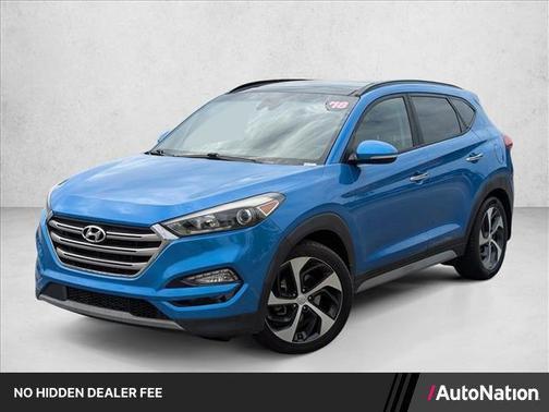 Caribbean Blue 2018 Hyundai TUCSON Limited
