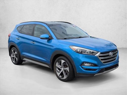 Caribbean Blue 2018 Hyundai TUCSON Limited