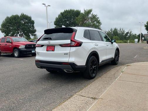 Platinum White Pearl 2025 Honda CR-V Hybrid Sport AWD