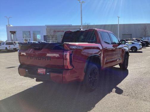 Supersonic Red 2025 Toyota Tundra Hybrid Platinum