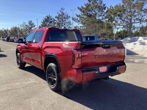 Supersonic Red 2025 Toyota Tundra Hybrid Platinum