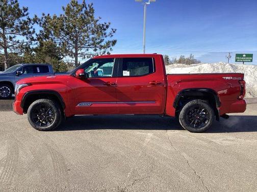 Supersonic Red 2025 Toyota Tundra Hybrid Platinum