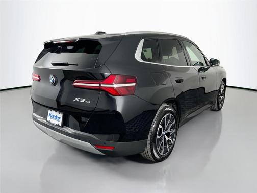 Black Sapphire Metallic 2025 BMW X3 30 xDrive