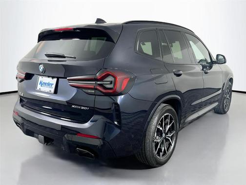 Carbon Black Metallic 2024 BMW X3 xDrive30i