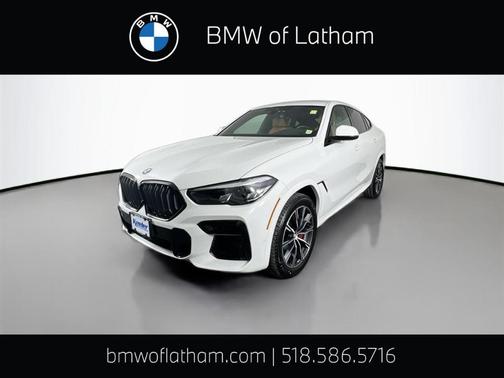 Alpine White 2023 BMW X6 xDrive40i