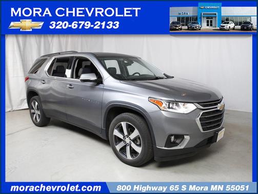 Satin Steel Metallic 2020 Chevrolet Traverse LT Leather