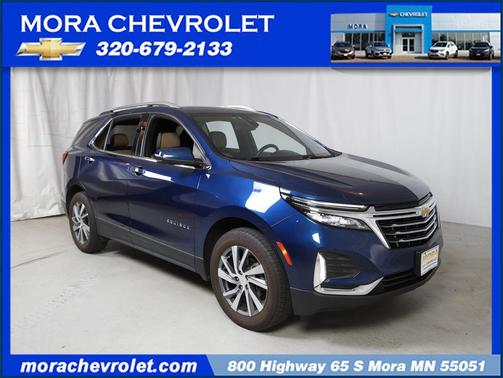 Blue Glow Metallic 2022 Chevrolet Equinox Premier w/1LZ