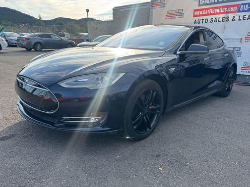 Blue Metallic 2013 Tesla Model S