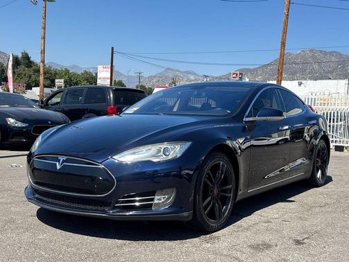 Blue Metallic 2013 Tesla Model S