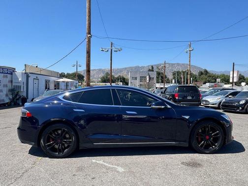 Blue Metallic 2013 Tesla Model S