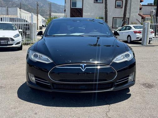 Black 2014 Tesla Model S 85