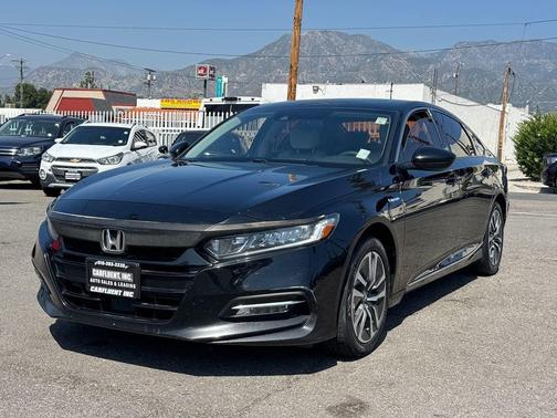 Black 2018 Honda Accord Hybrid EX