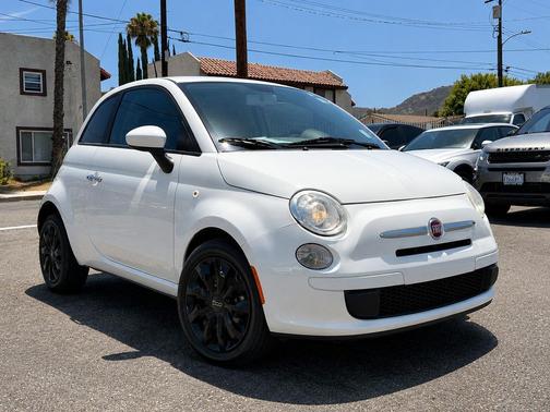 White 2012 FIAT 500 Pop
