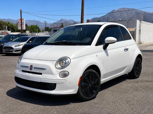 White 2012 FIAT 500 Pop